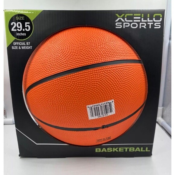 XCello Sports 29.5 Inches Basketball Official B7 Size & Weight - Picture 2 of 2